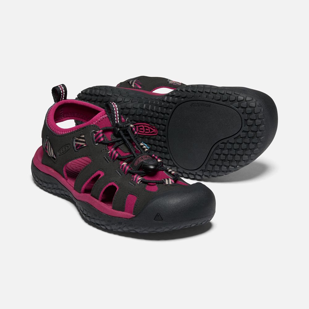 Keen Sandaal Dames Zwart - Solr - 48057-NXPT